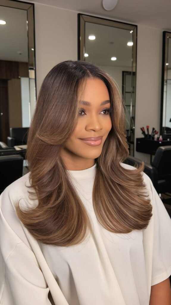 Vintage Burnt Copper Waves