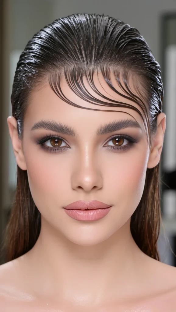 The Wet Look Slick Back