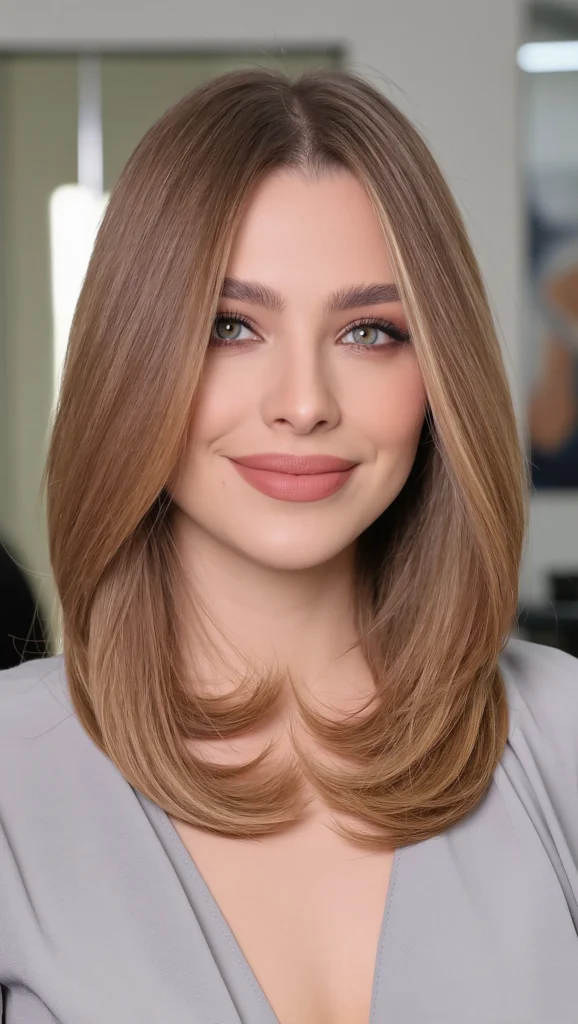 21 Shoulder-Length Haircuts Inspiration 2026 That Look Chic on Everyone 13 Tucked-Under Ends Cut