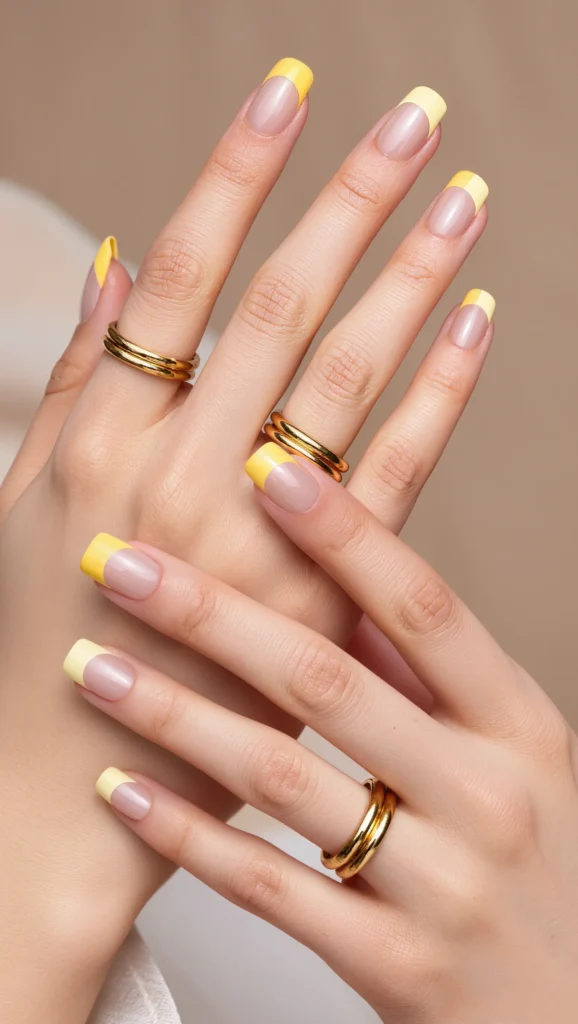 Butter Yellow Checker Tips