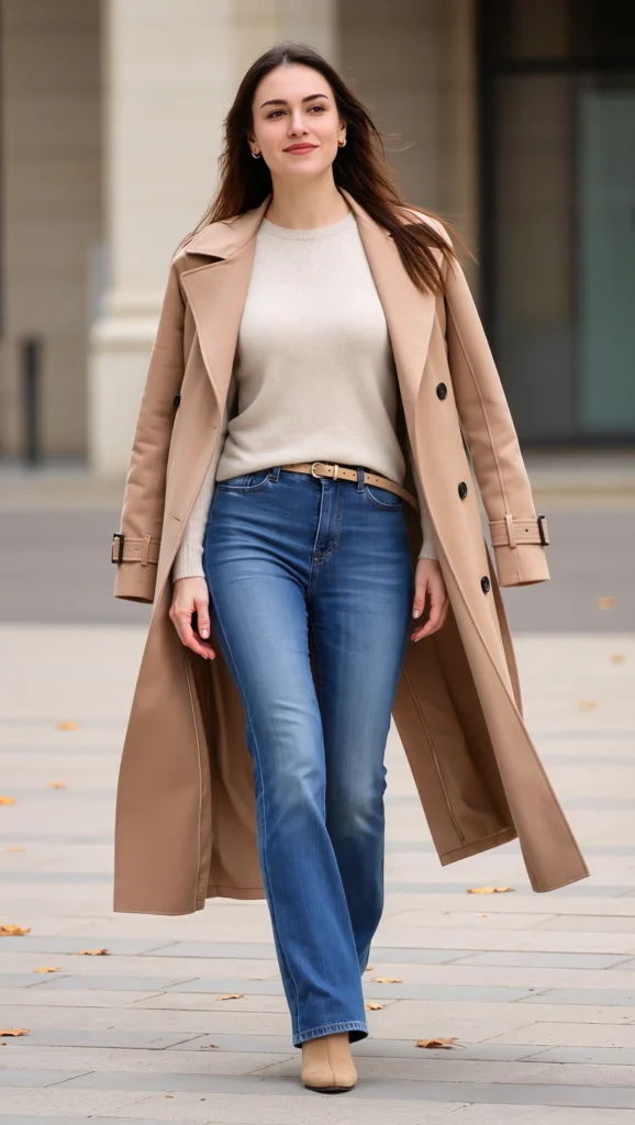 22 Spring Denim Outfits for 2026 You’ll Want to Save 20 Classic Blue Jeans with Neutral Layers