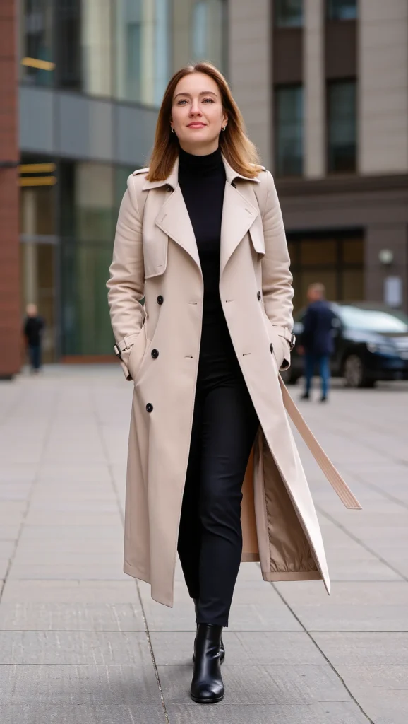 23 Chic Minimal Spring Outfits for 2026: The Beauty of Less 21 Classic Trench + Black Basics