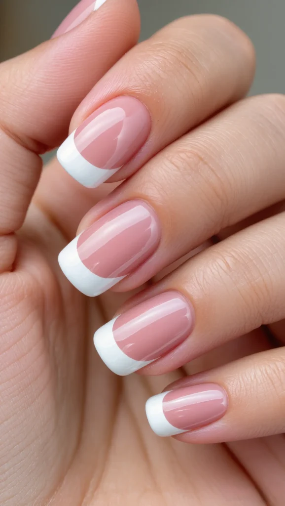 Classic White French Tip