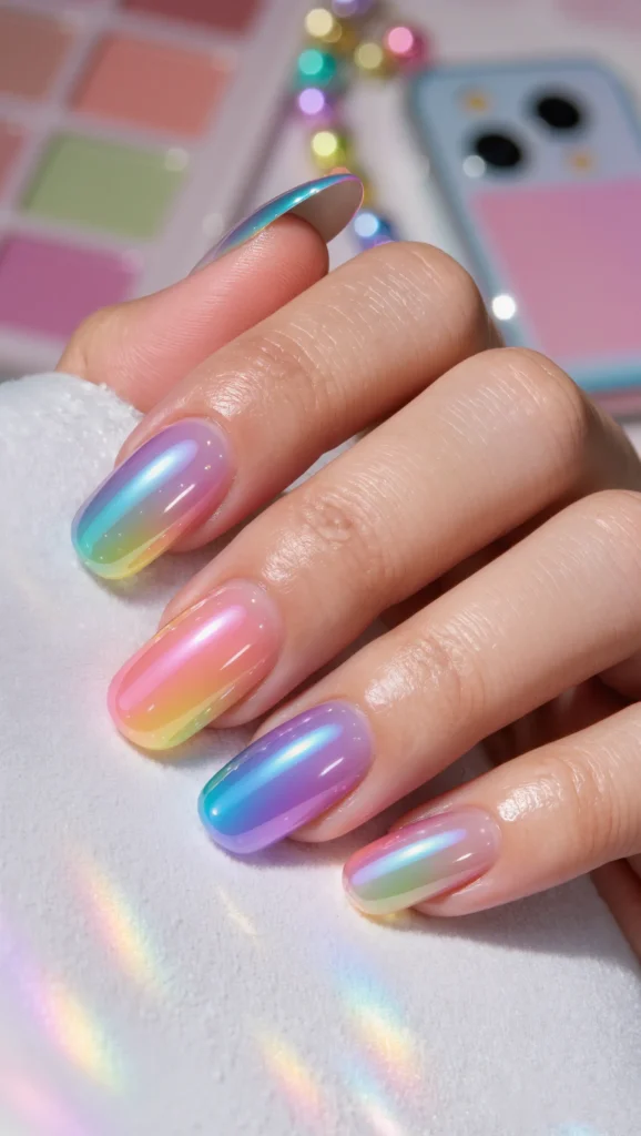 Clear Nails with Jelly Effect