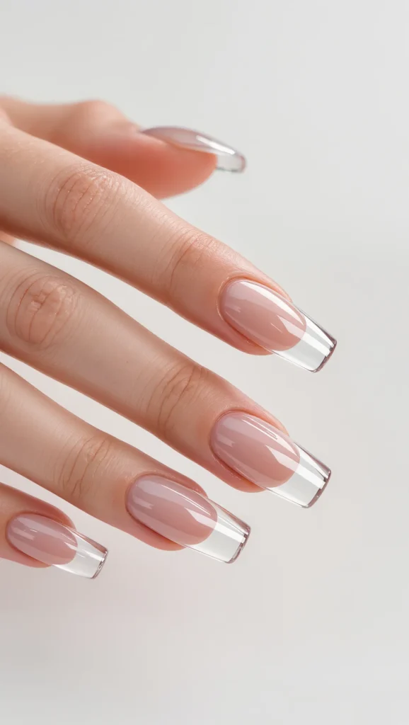 Clear (Sheer) French Tips