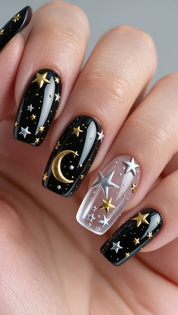 Coffin with Celestial Studs