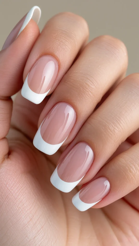 Curved “C-French” Manicure
