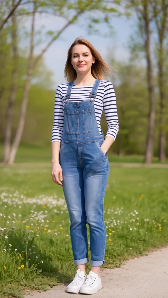 22 Spring Denim Outfits for 2026 You’ll Want to Save 17 Denim Overalls Styled for Spring