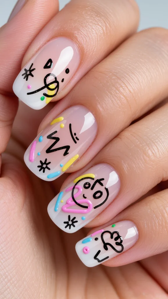 Doodle-Art Nails