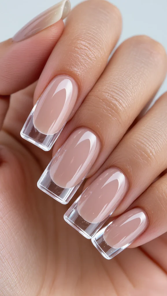 Glossy Gel with Clear Tips