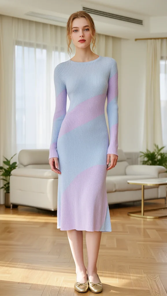 22 Spring Brunch Outfits for 2026 You’ll Want to Save 16 Pastel Knit Dress + Ballet Flats