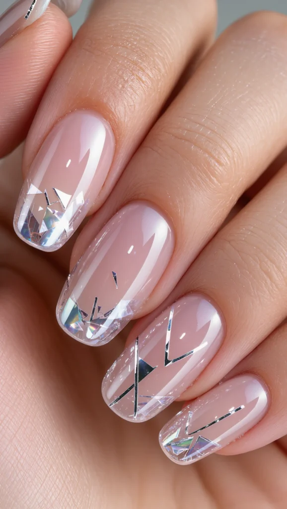 Iridescent Fragmented Shapes