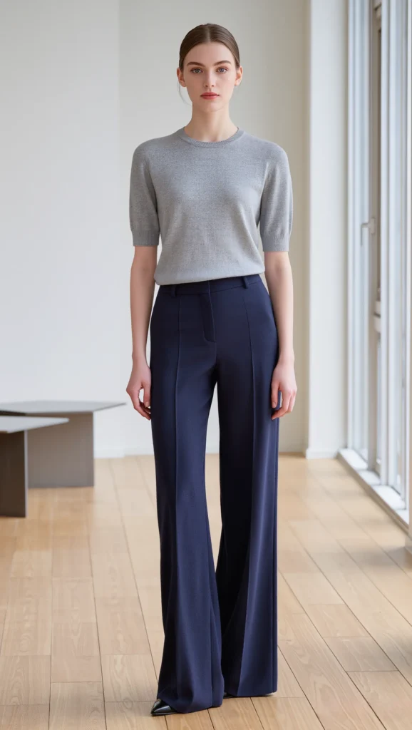 21 Stylish Spring Workwear Outfits for 2026 12 Lightweight Knit with Polished Work Pants