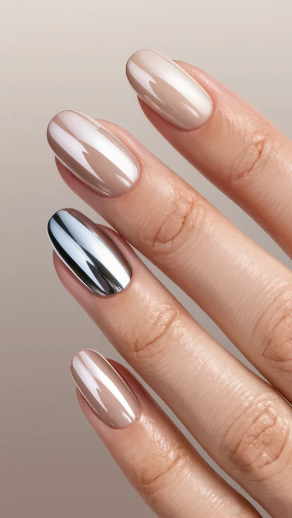 Nude Chrome Finish