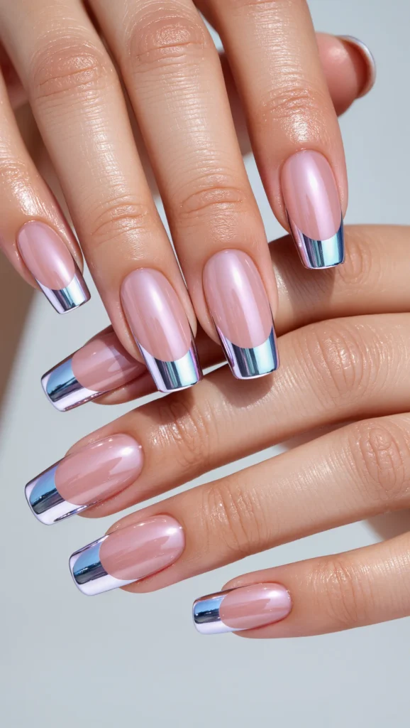 Pastel Chrome Tips