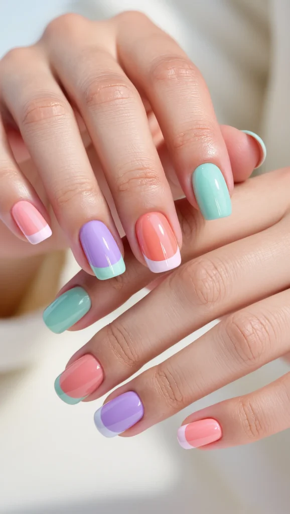 Pastel Color Pop Tips