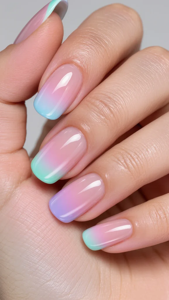 Pastel Gradient / Ombre Tips