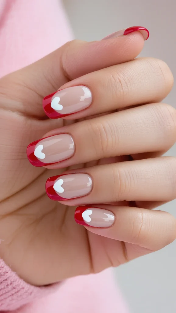 22 Valentine Heart Nail Designs: Cute & Romantic Ideas 13 22 Valentine Heart Nail Designs