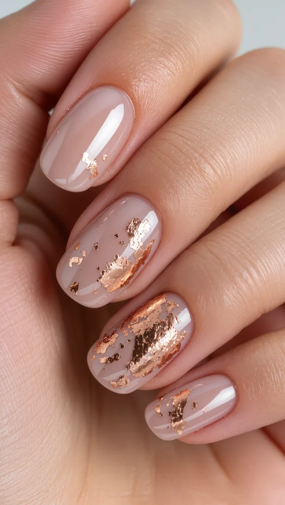 Rose-Gold Foil on Nude