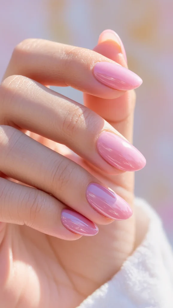 Short Summer Nails with Clean Finish