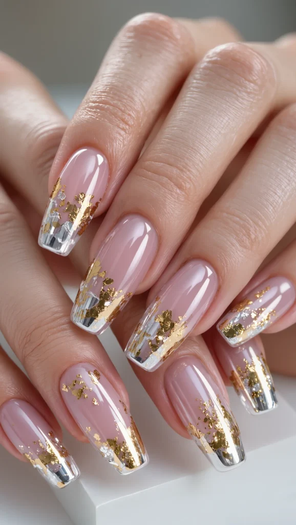 Suspended Foil & Thin Metal Flakes