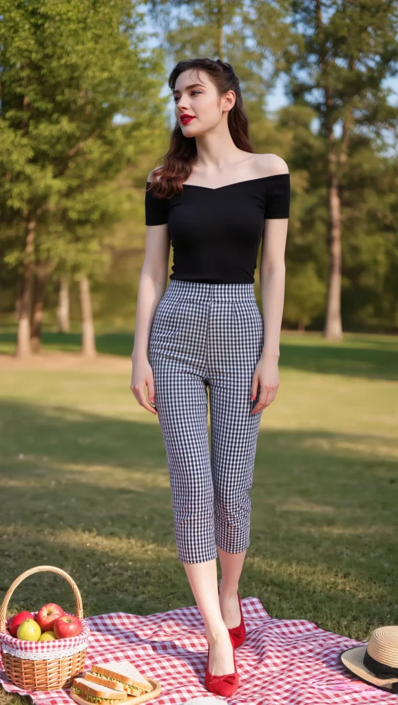 23 Dreamy Spring Picnic Outfits for Your 2026 Mood Board 12 Capri Comeback