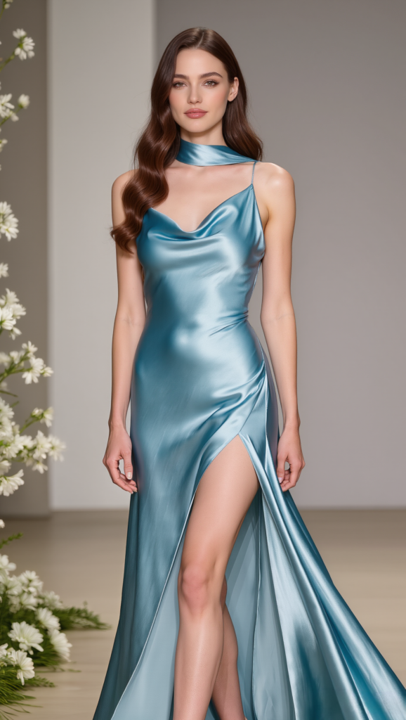 23 Flowy & Feminine Maxi Dress Looks for Spring 2026 5 Cerulean Blue Drape