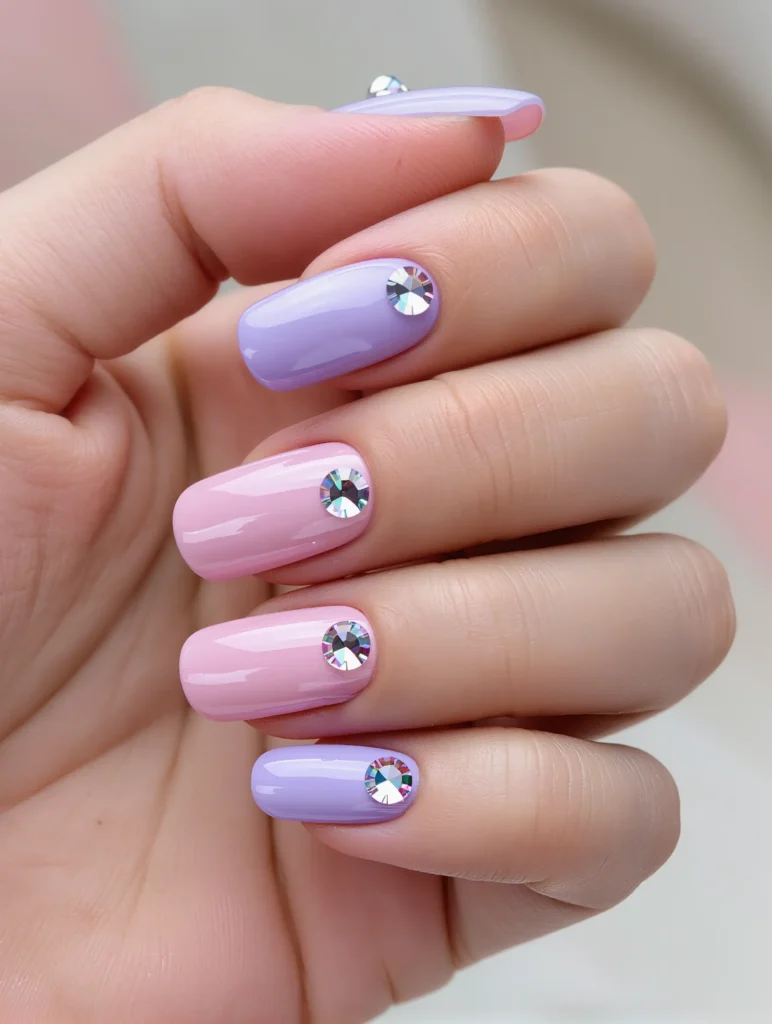 Chrome with Rhinestones