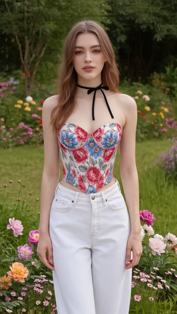 23 Dreamy Spring Picnic Outfits for Your 2026 Mood Board 6 Corset & Denim