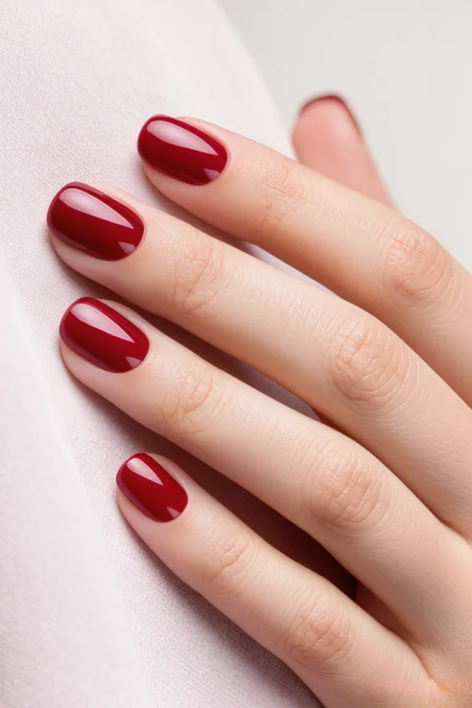 27 Gel Nail Ideas That Are Glossy, Gorgeous & Totally Trend-Ready 15 Deep Red Gloss