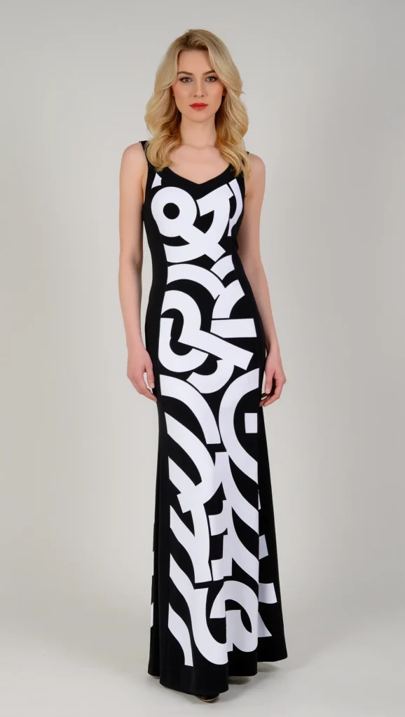 23 Flowy & Feminine Maxi Dress Looks for Spring 2026 13 Geometric Retro