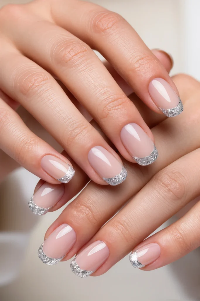 21 French Tip Nail Ideas That Reinvent a Classic 8 Glitter French Tips