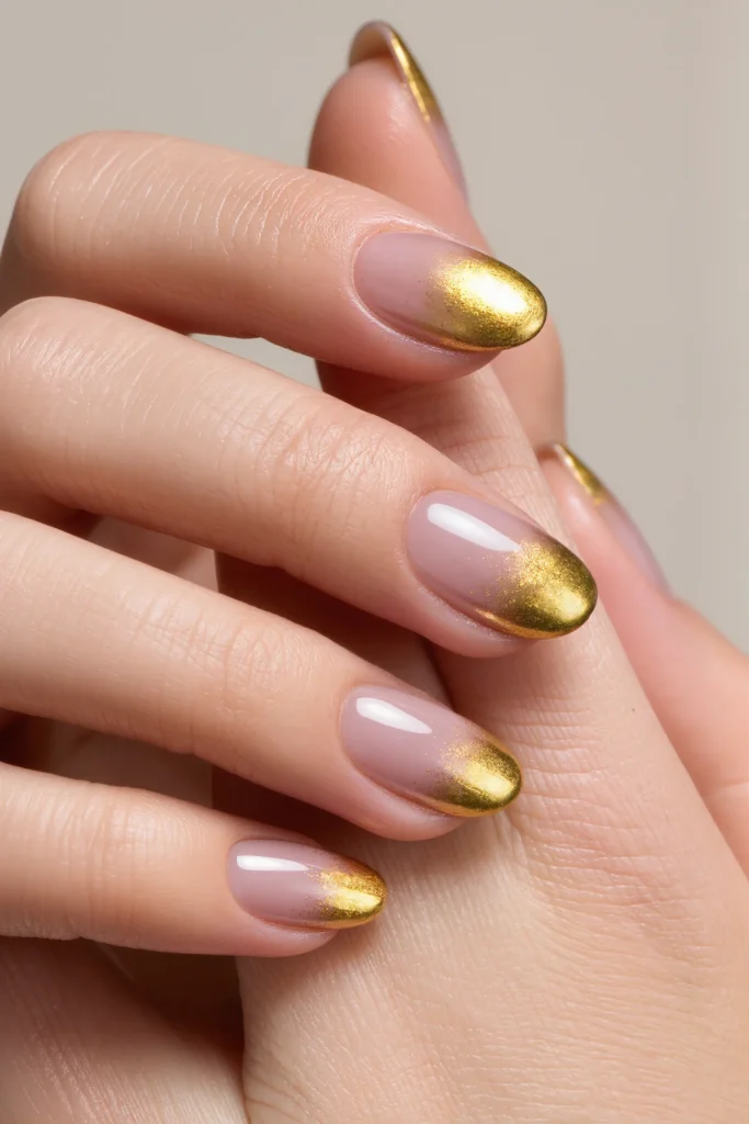 Gold Foil Ombre