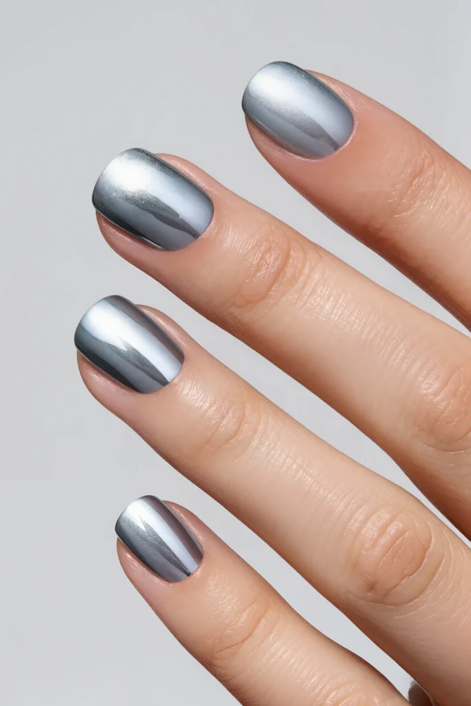Grey to Silver Ombre