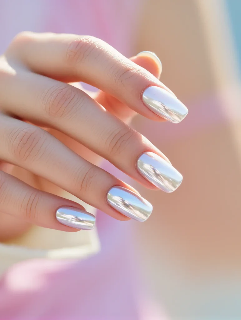 Hailey-Inspired Pearl Chrome