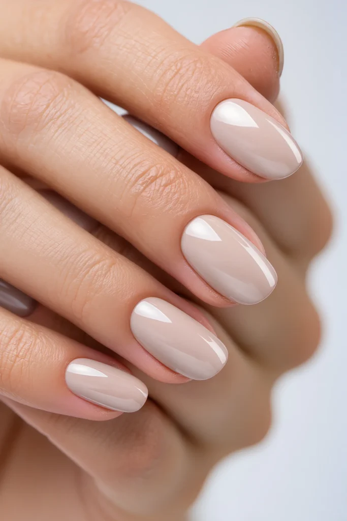 Matte Nude Nails