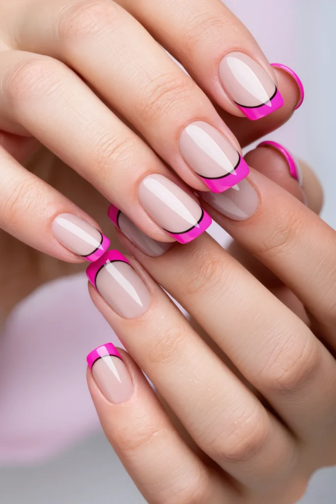 21 French Tip Nail Ideas That Reinvent a Classic 10 Neon French Tips