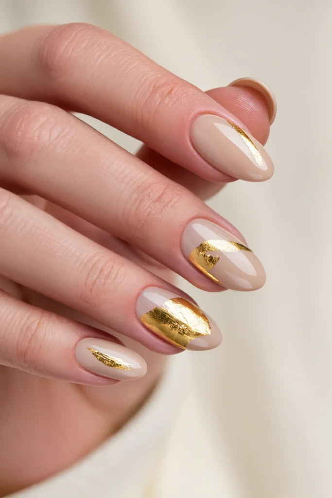 Nude with Gold Foil