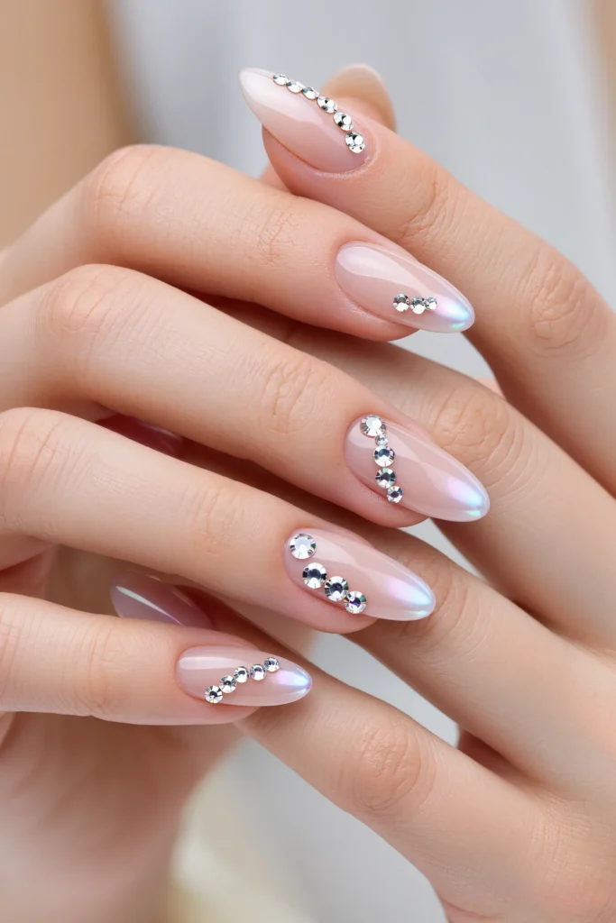 Nude with Rhinestones