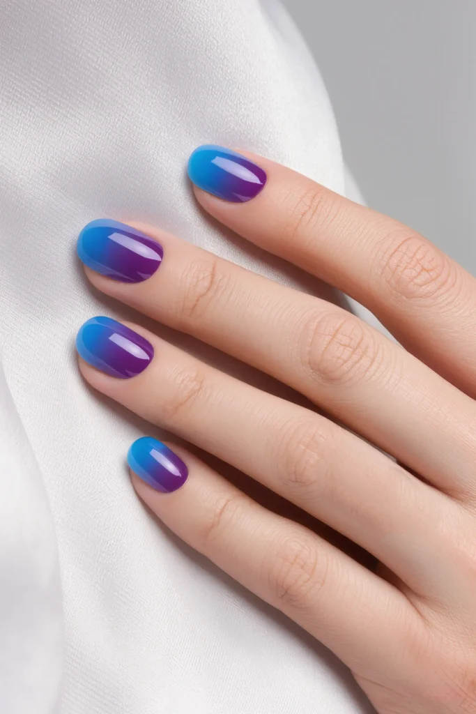 Purple to Blue Ombre
