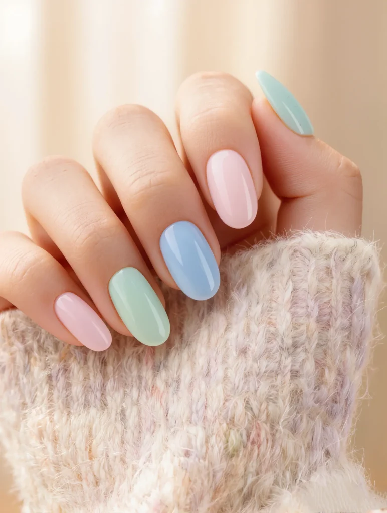 Abstract Almond Nail