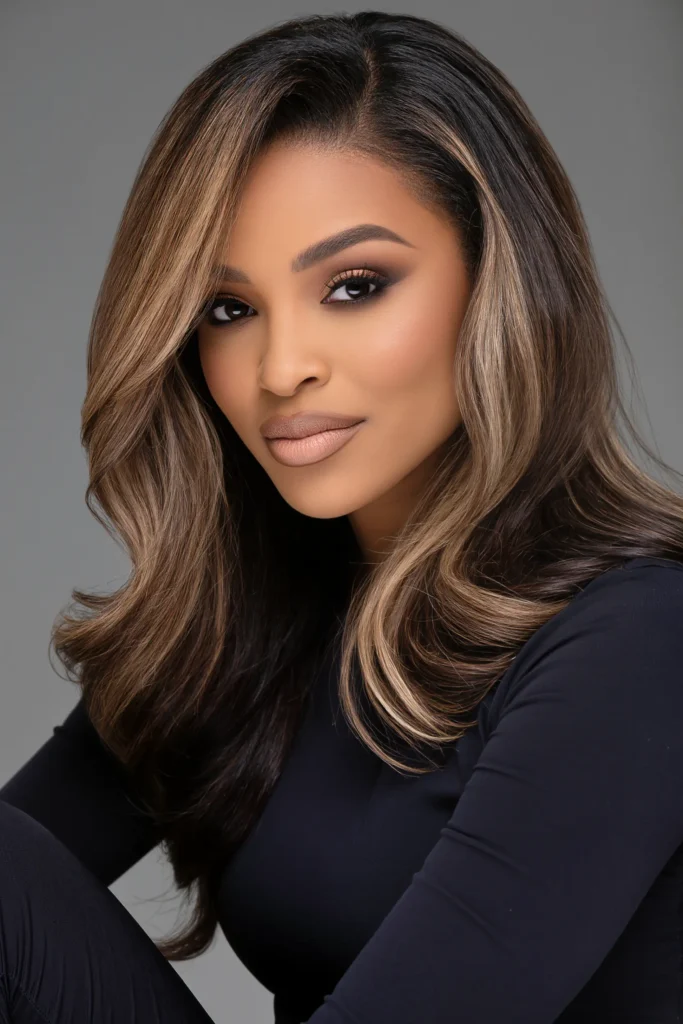 Sleek and Modern Ash Blonde Sweeps