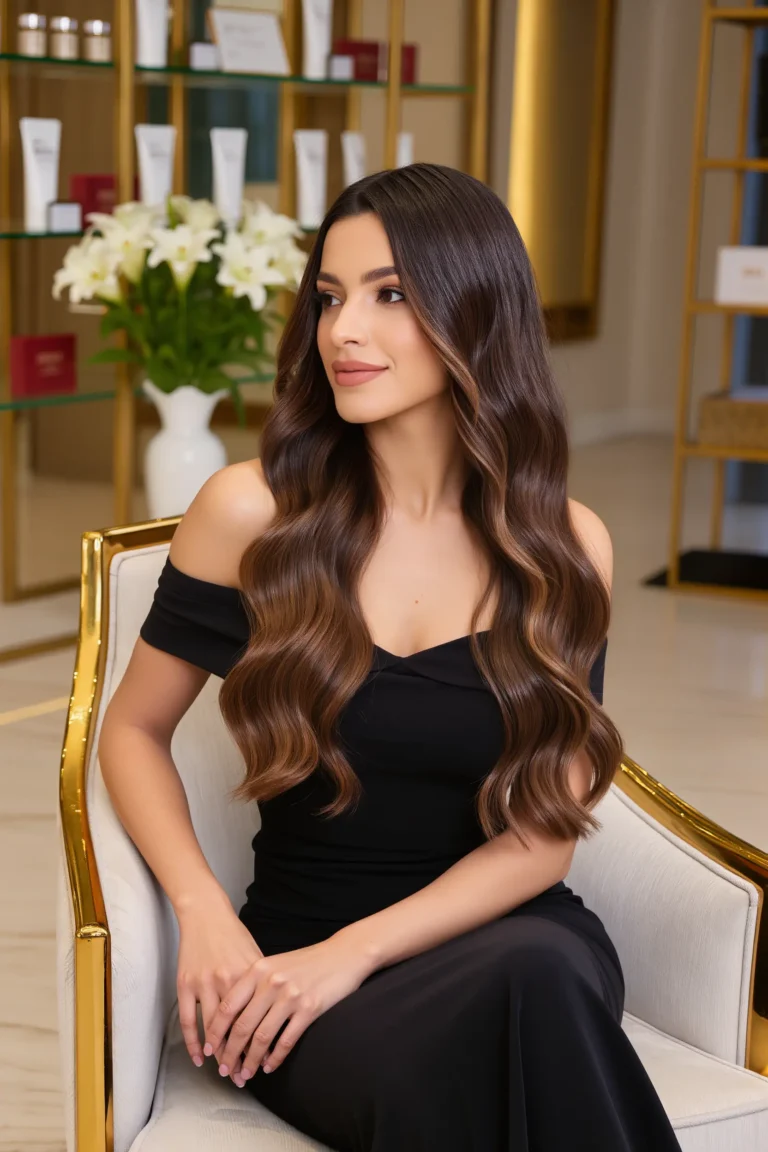 Chocolate Brown Balayage