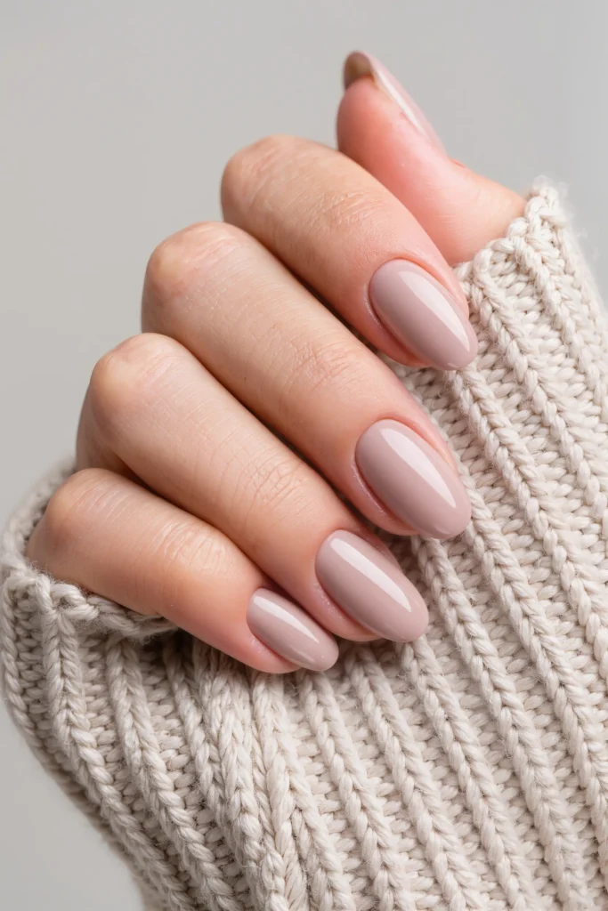 Classic Nude Almond Nail