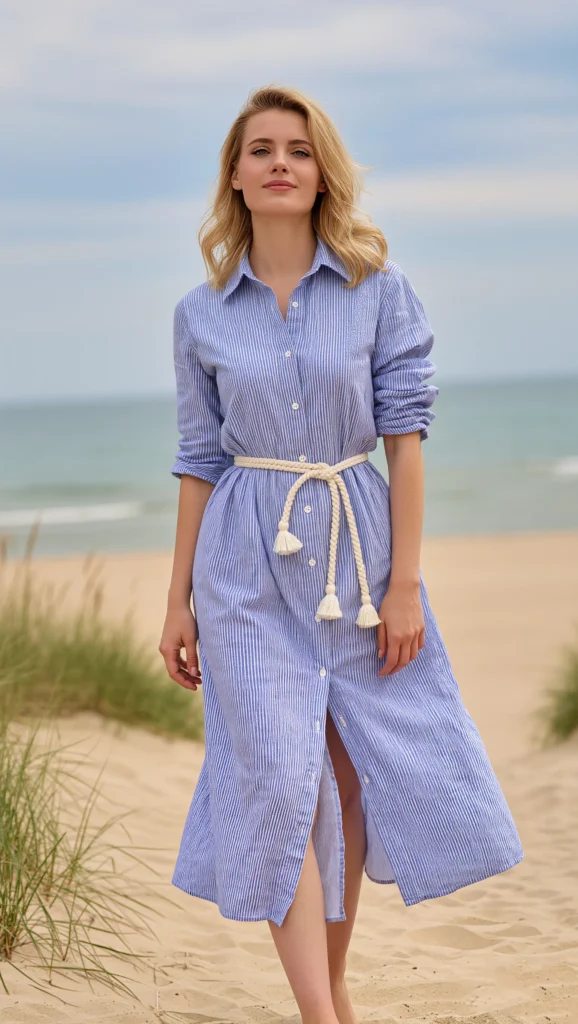 Linen Shirt Dress