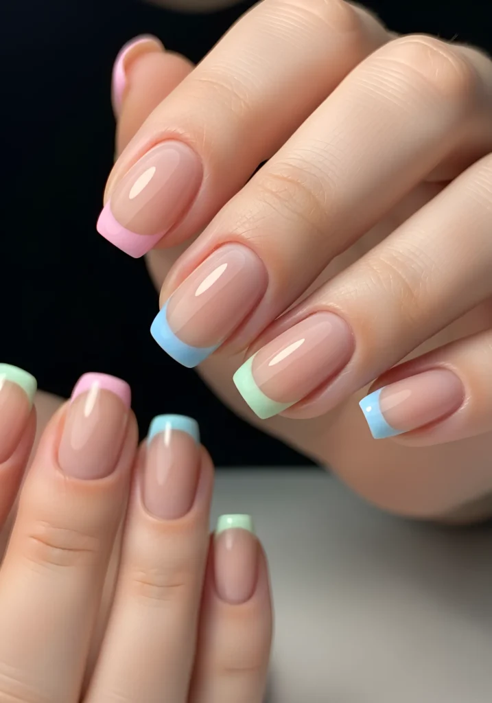 Micro French Nails