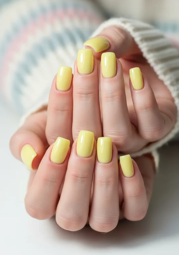 Yellow Jelly Nail