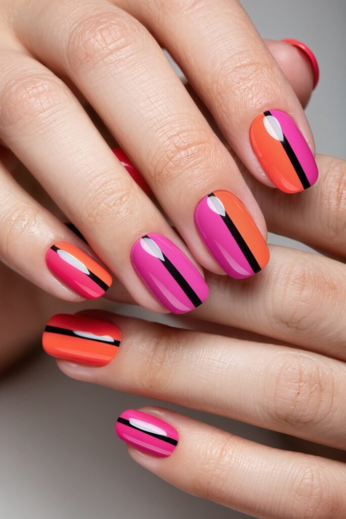 Geometric Color Block