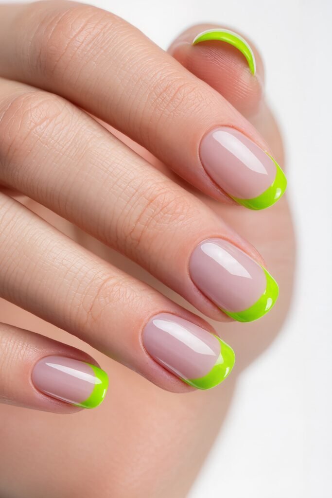 Electric Lime Outlines
