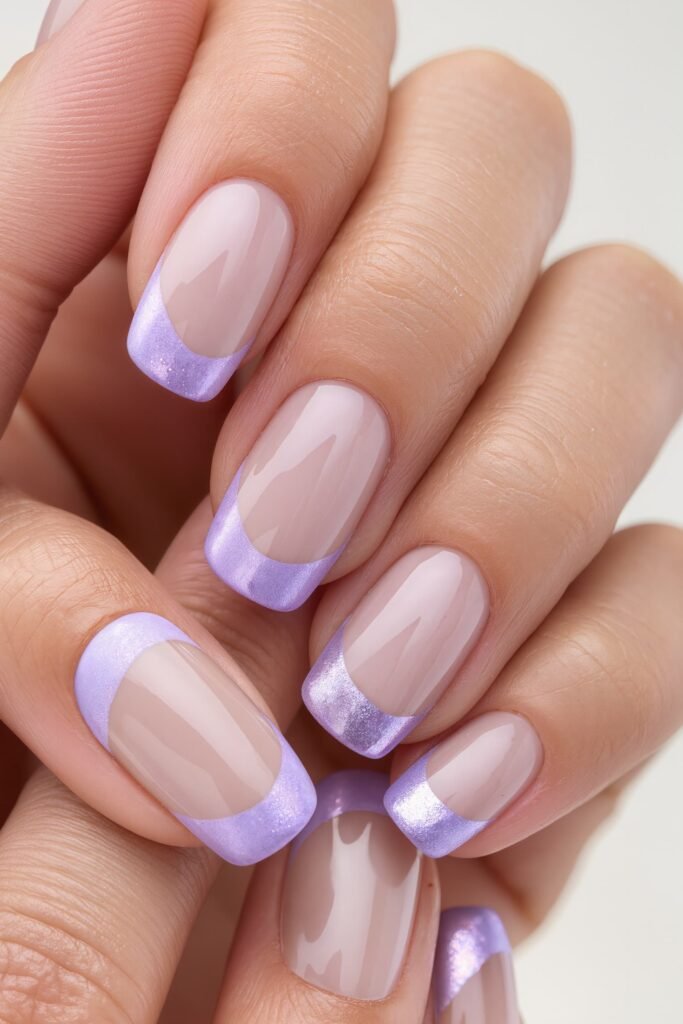 Lavender Velvet Tips